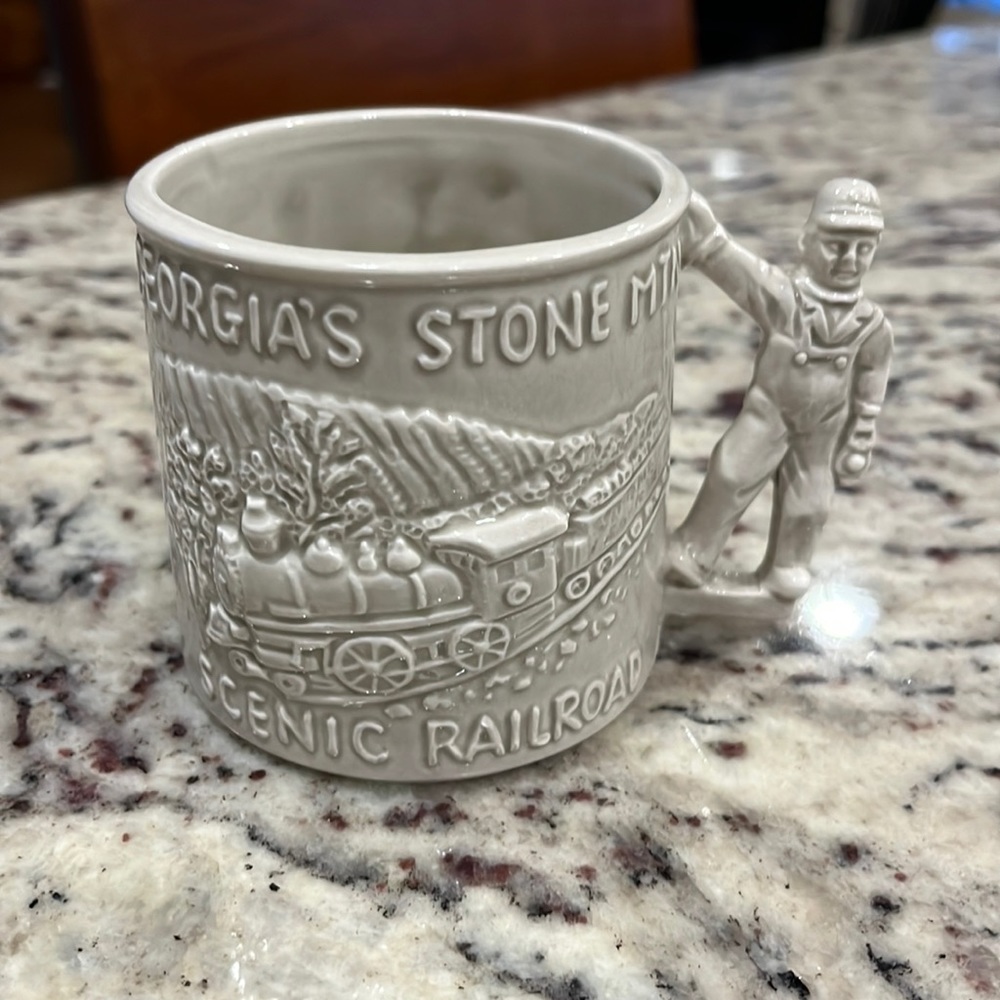 George’s Stone Mountain scenic railroad coffee mug